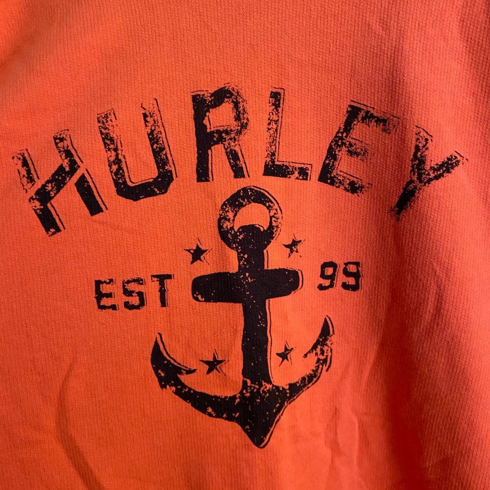 Hurley Bright Coral Pink Sweatshirt NWOT